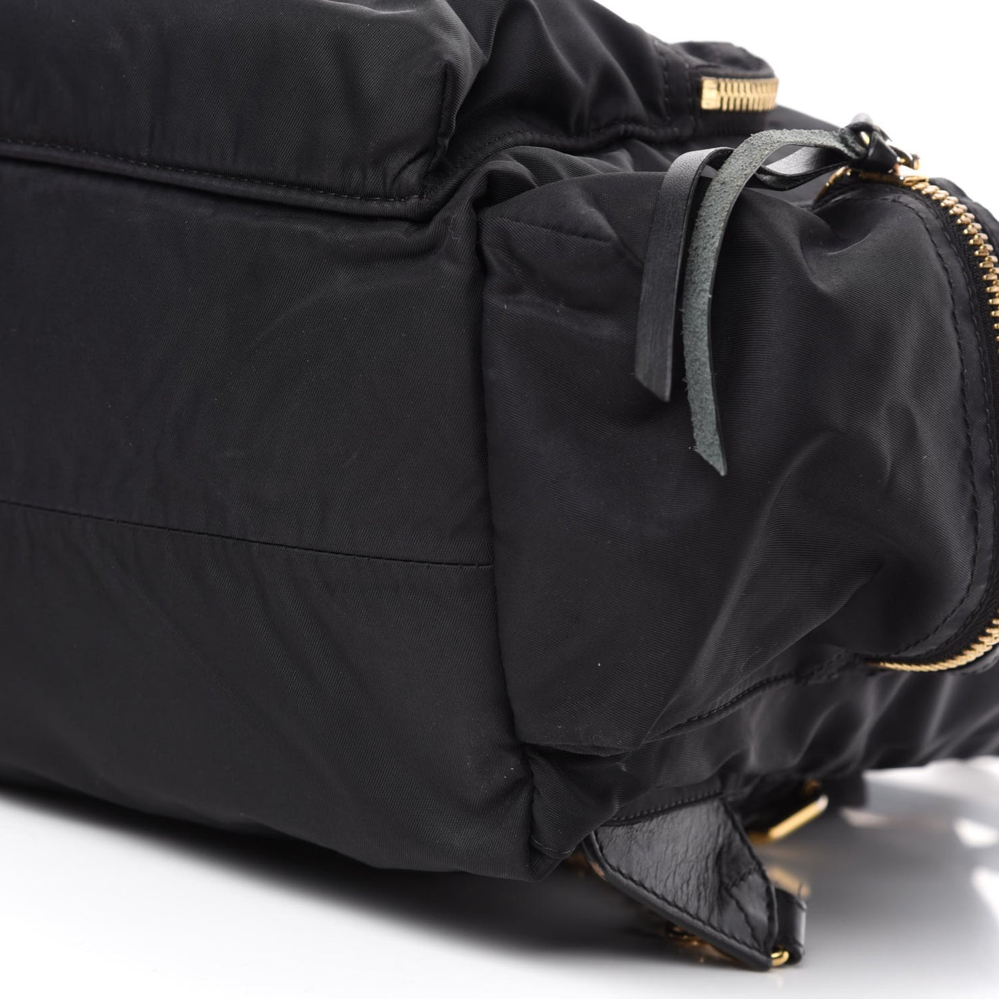 Nylon Large Rucksack Backpack Black