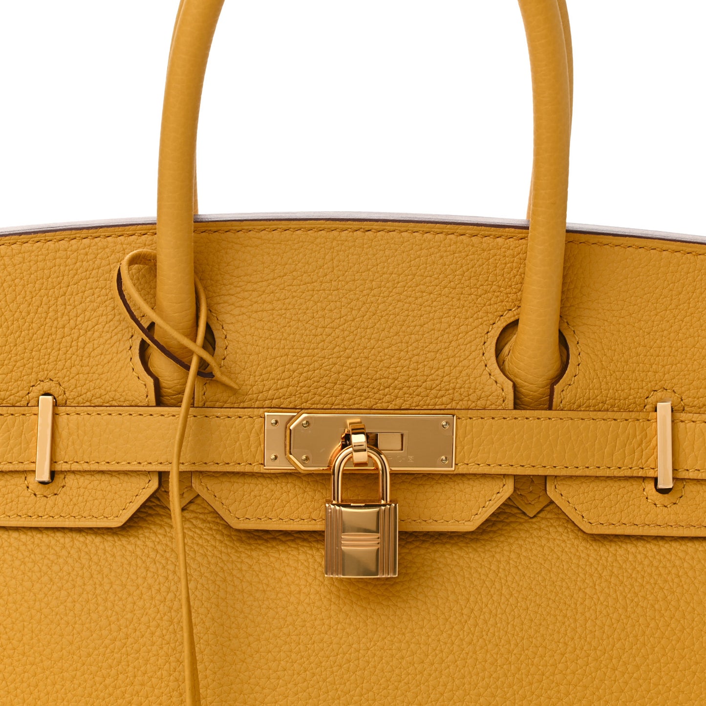Togo Birkin 30 Jaune Ambre
