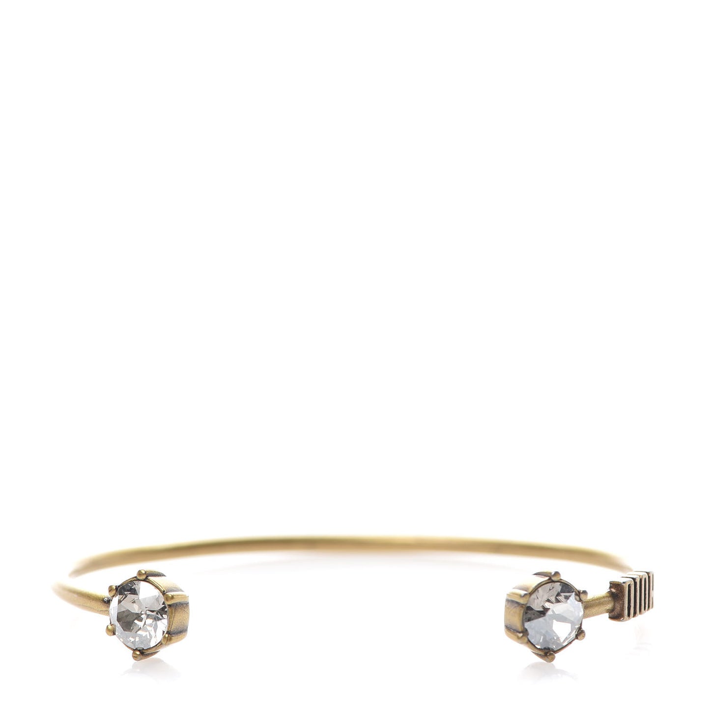 Metal Crystal Dio(r)evolution Bracelet Set Gold