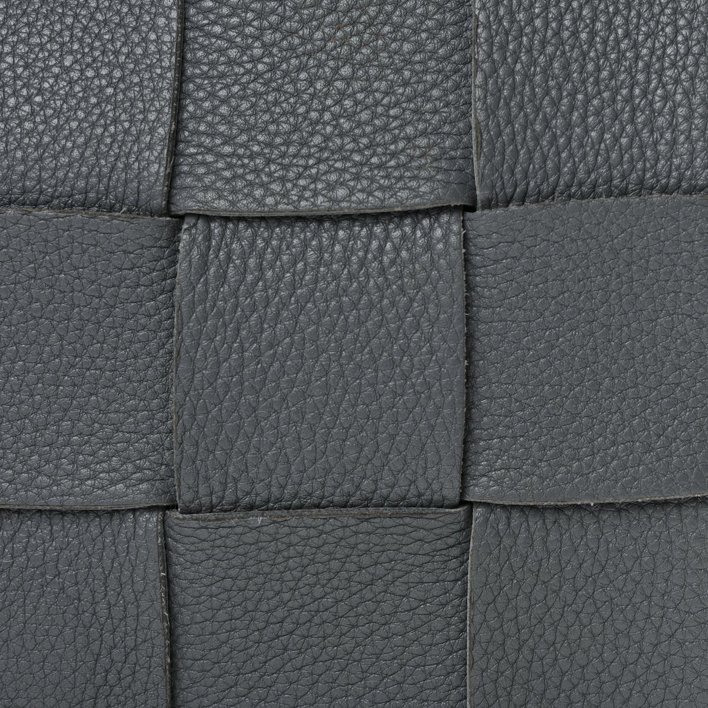 Grained Calfskin Maxi Intrecciato Cassette Crossbody Bag Thunder