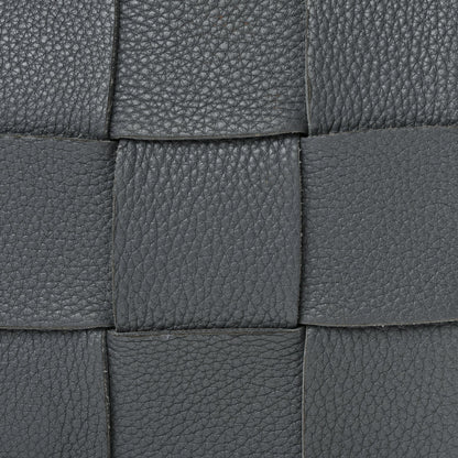 Bottega Veneta Grained Calfskin Maxi Intrecciato Cassette Crossbody Bag Thunder 7 of 12