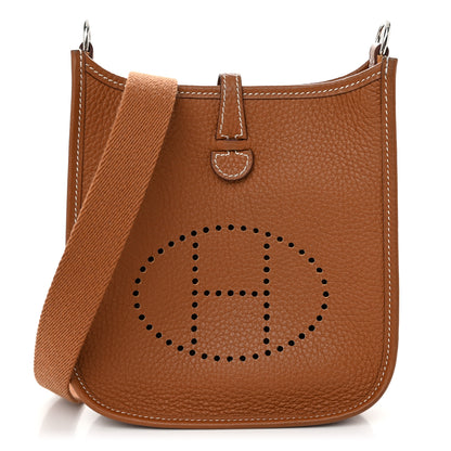 Hermes Taurillon Clemence Evelyne TPM Gold 1 of 11