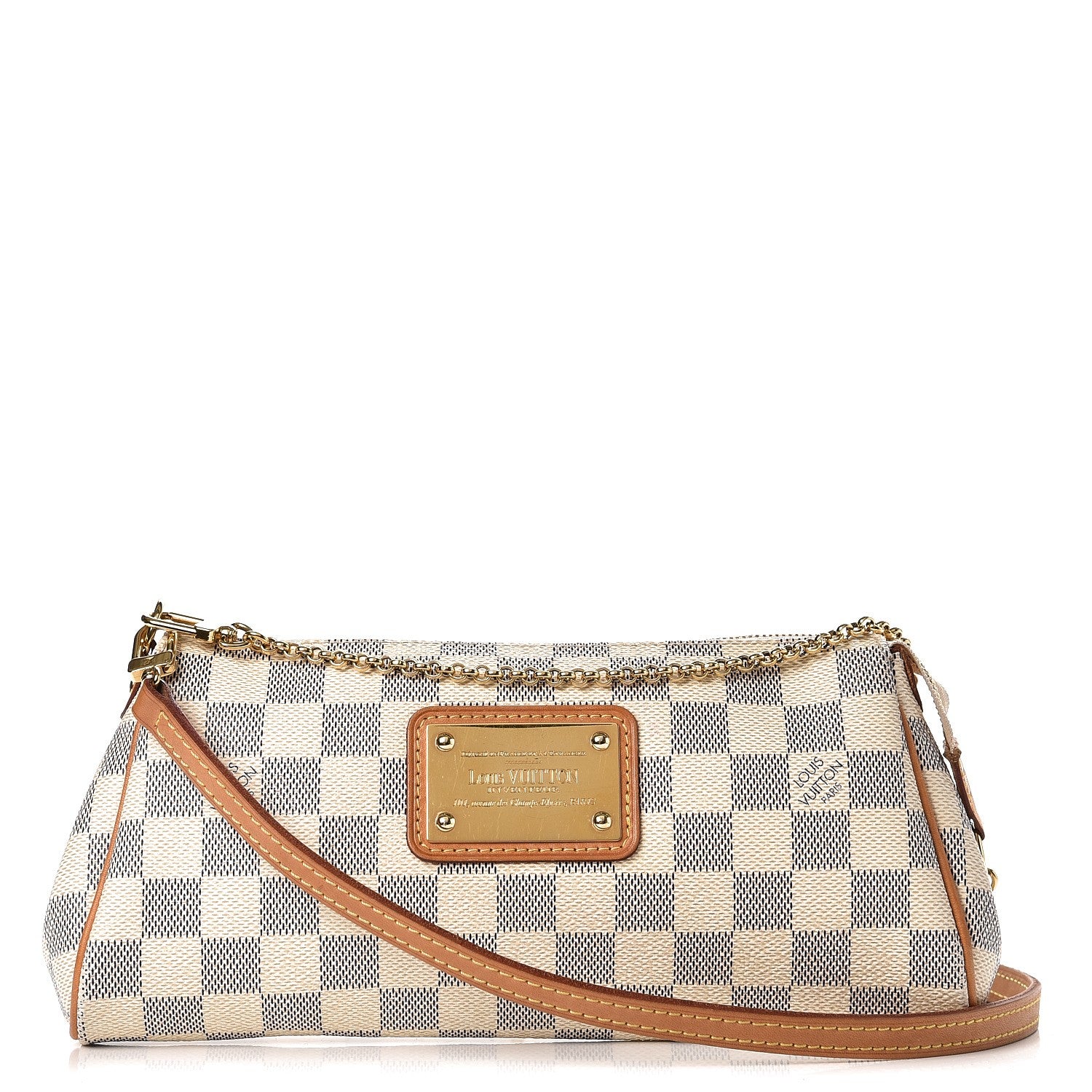Louis Vuitton Damier Azur Eva Clutch 1 of 10