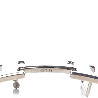 Hermes Polished Palladium 32mm H Belt Buckle Silver 4 of 4