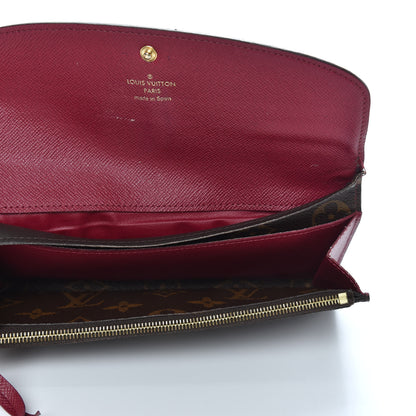 Louis Vuitton Monogram Emilie Wallet Fuchsia 5 of 9