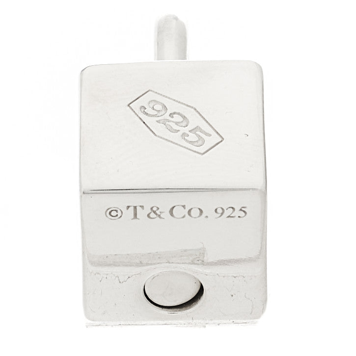Tiffany Sterling Silver 1837 Cube Lock Charm 4 of 4