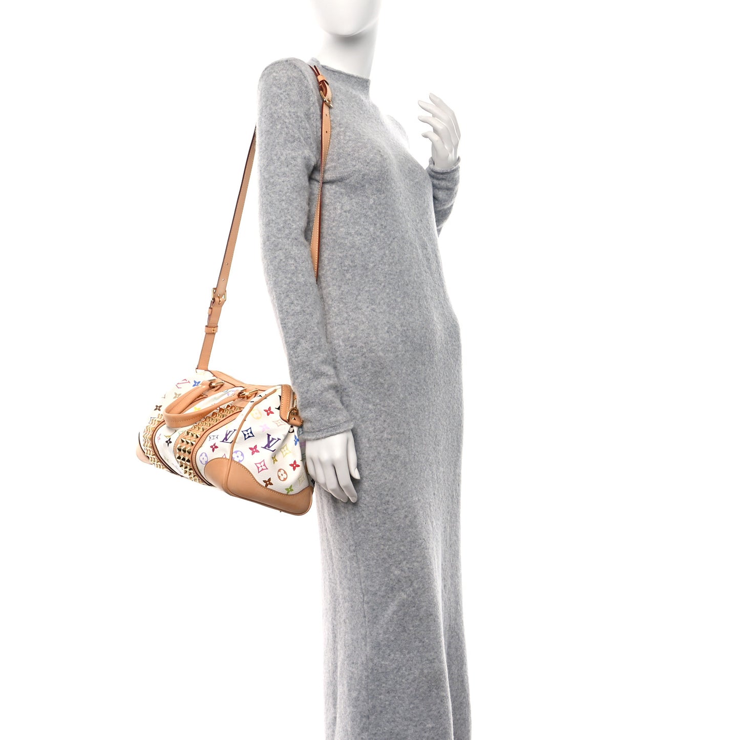 Monogram Multicolor Courtney MM White