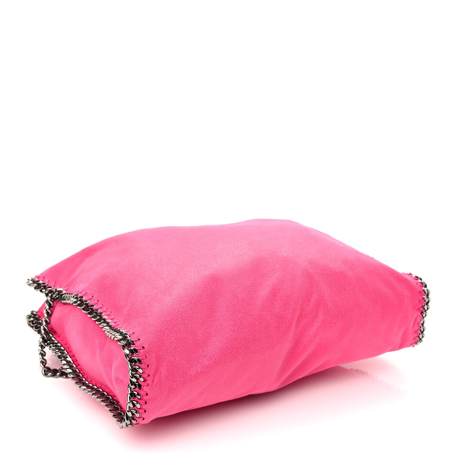 Shaggy Deer Falabella Fold Over Tote  Hot Pink