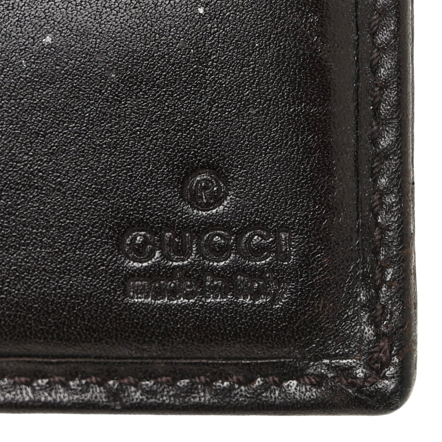 Monogram Mini Bi-Fold Wallet Brown