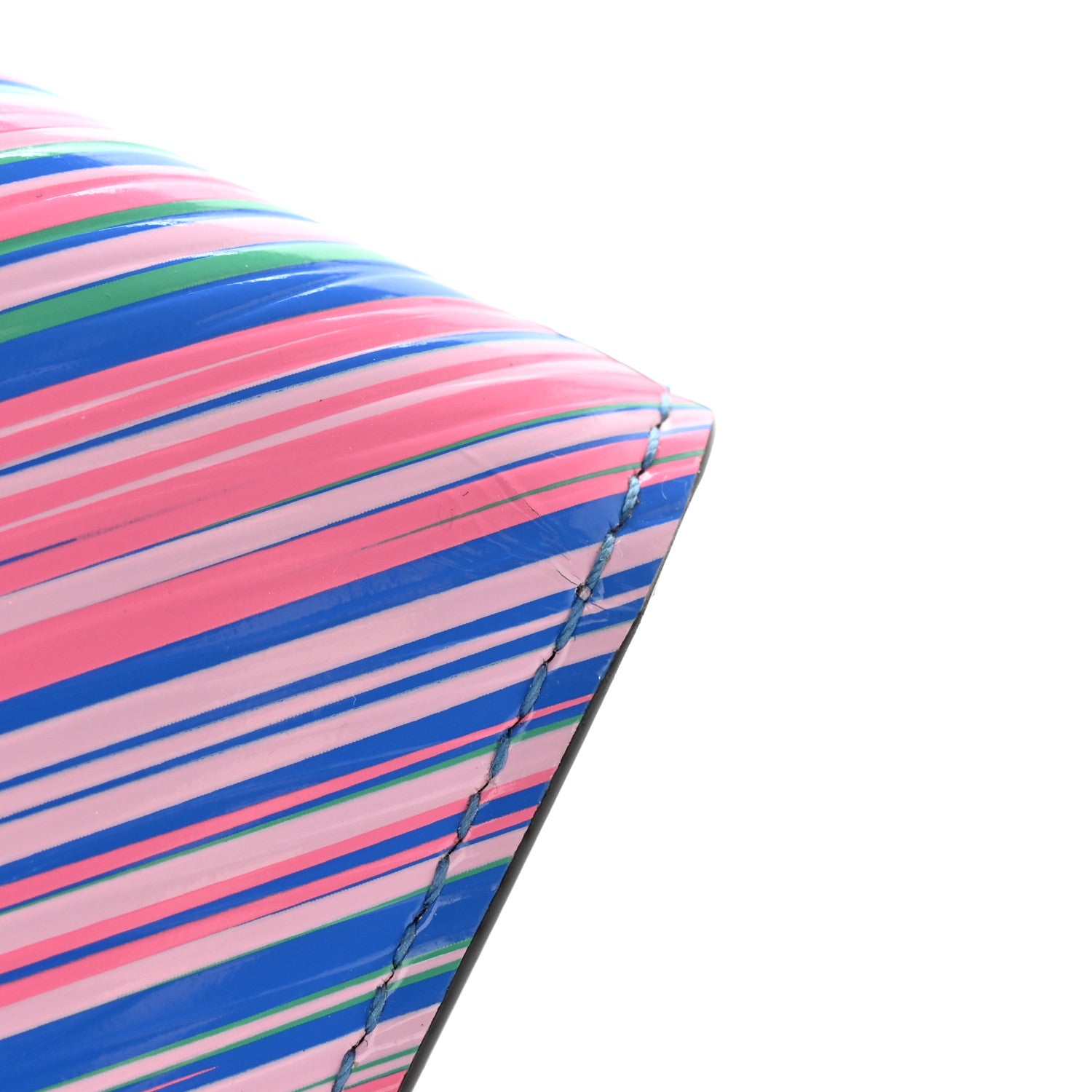 Louis Vuitton Epi Tropical Victorine Wallet Blue Rose 11 of 12