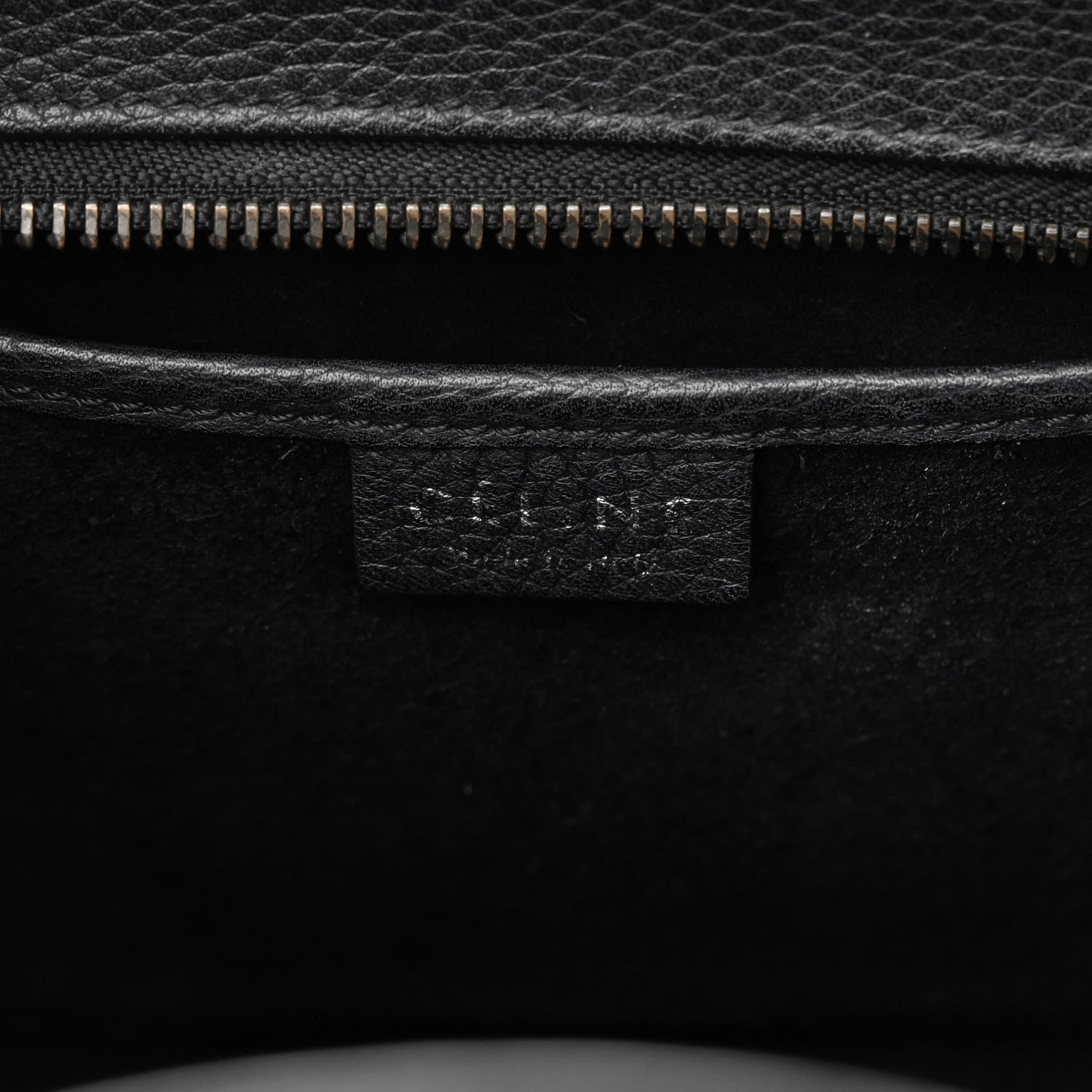 Celine Drummed Calfskin Nano Luggage Black 6 of 18