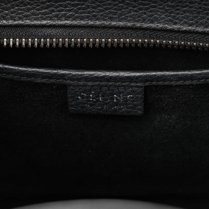 Celine Drummed Calfskin Nano Luggage Black 6 of 18