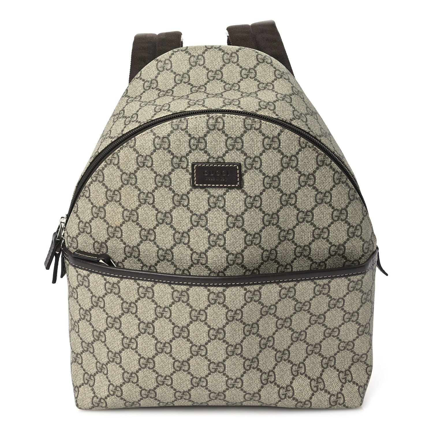 Gucci GG Supreme Monogram Margaux Calfskin Childrens Day Backpack Beige Ebony Cocoa Dark Chocolate 1 of 9