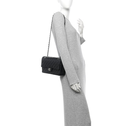 Chanel Caviar Quilted Medium Double Flap Black 2 of 12