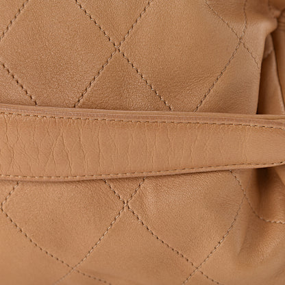 Chanel Lambskin Stitched Medium Ultimate Soft Tote Beige 18 of 18