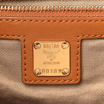 MCM Calfskin Ottomar Monogram Large Klara Hobo Cognac 5 of 5