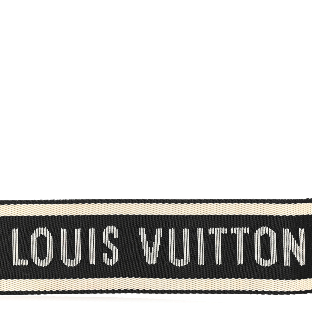 Louis Vuitton Nylon Jacquard Sporty Bandouliere Shoulder Strap Black 4 of 4