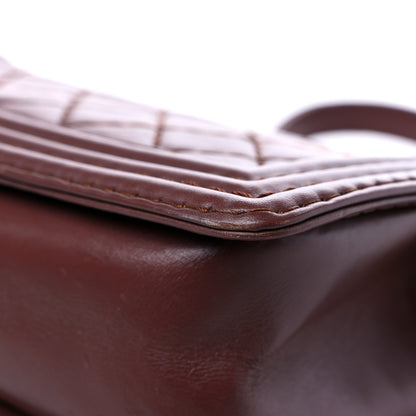 Chanel Calfskin Stitched Medium Boy Flap Brown 10 of 15