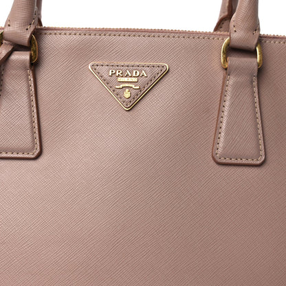 Prada Saffiano Medium Galleria Double Zip Tote  Beige 6 of 8