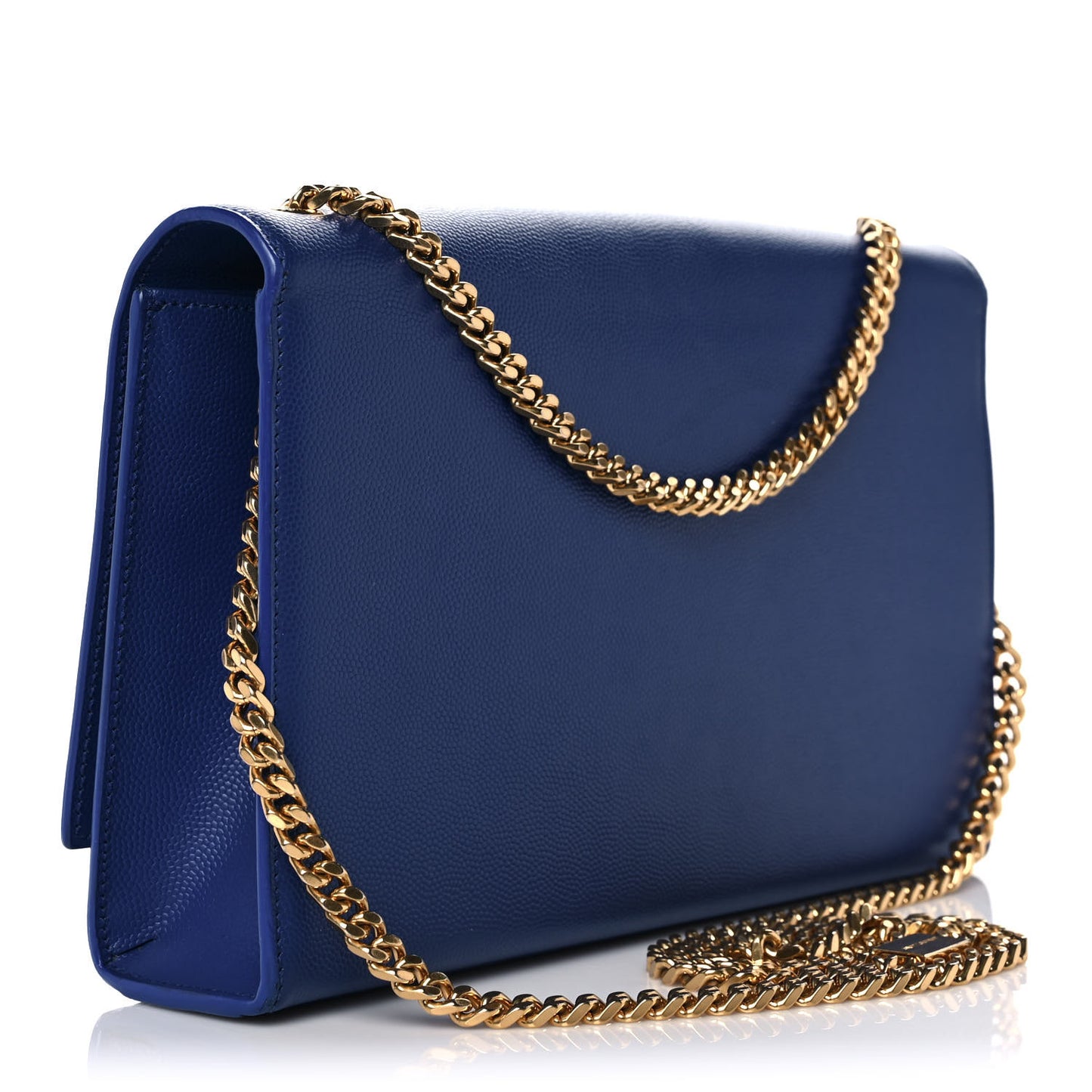 Grain De Poudre Medium Classic Monogram Kate Satchel Flash Blue