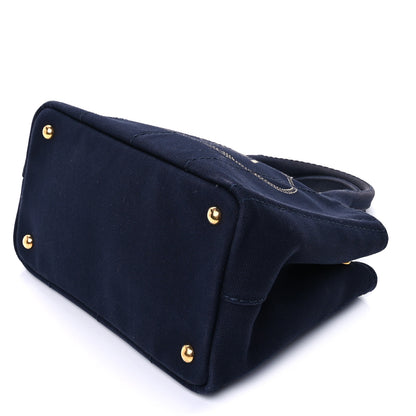 Prada Canapa Small Logo Tote Blue Talco 8 of 8