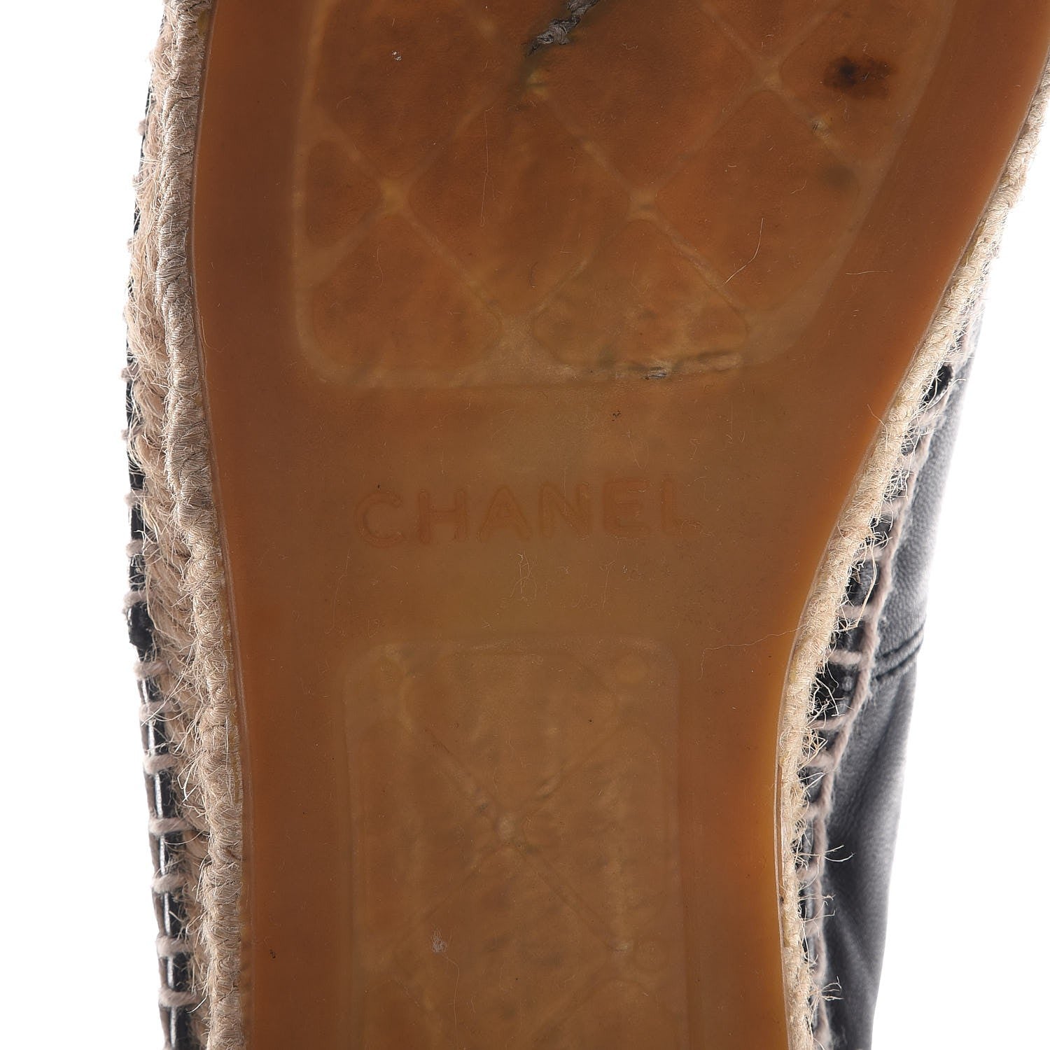 Chanel Lambskin CC Espadrilles 41 Black 7 of 12