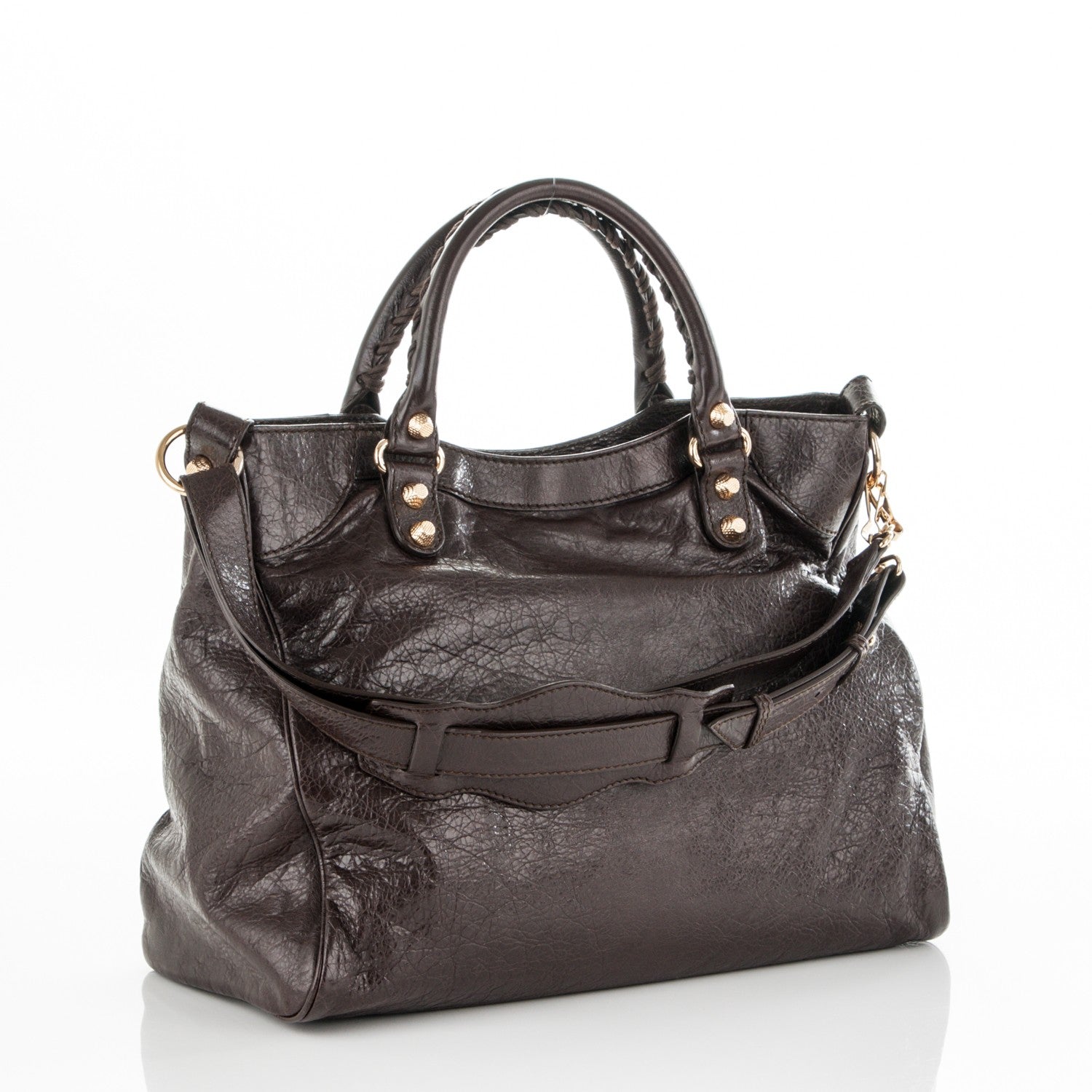 Balenciaga Agneau Giant 12 Gold Hardware Velo Charbon 3 of 6