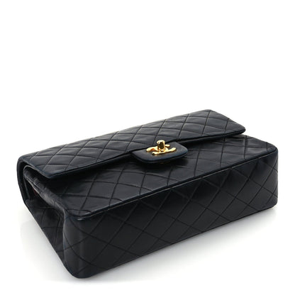 Chanel Lambskin Quilted Medium Double Flap Black 3 of 9