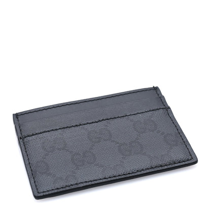 Gucci GG Supreme Monogram Card Holder  Grey Black 5 of 7