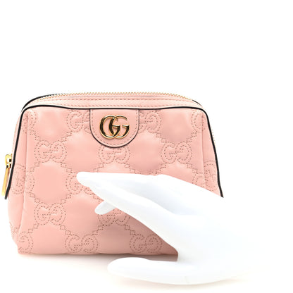 Gucci Calfskin GG Matelasse Beauty Case Perfect Pink 2 of 7
