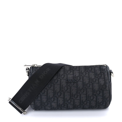 Christian Dior Oblique Roller Messenger Bag Black 1 of 7