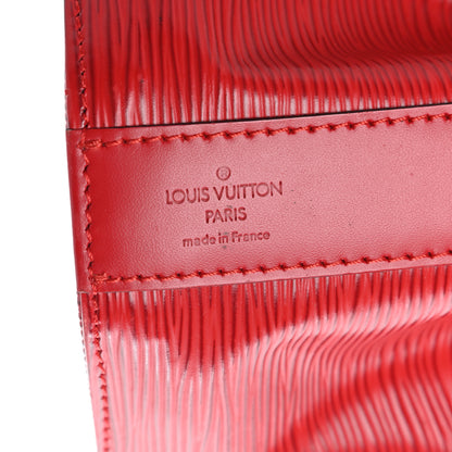 Louis Vuitton Epi Sac D'Epaule Castillan Red 6 of 10