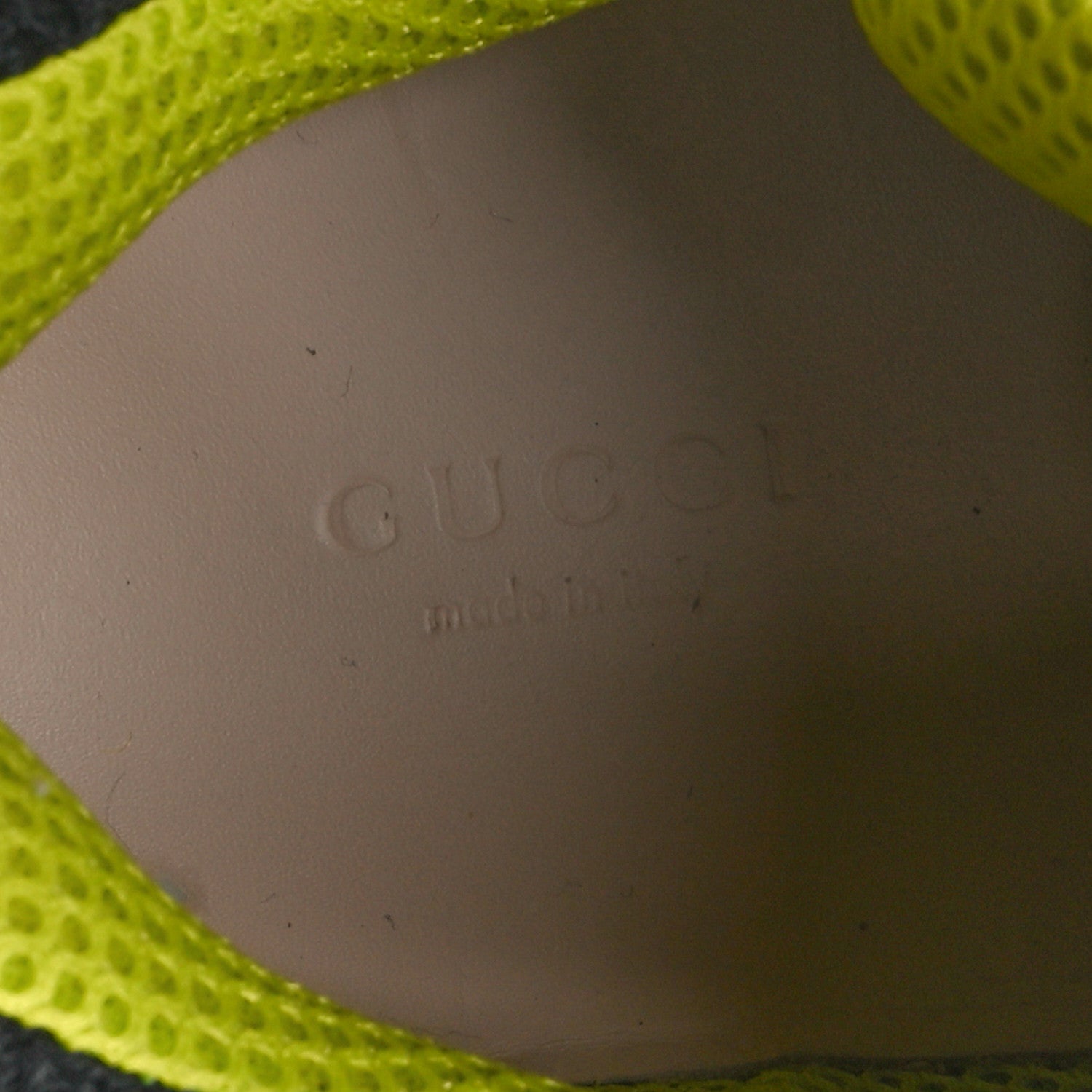 Gucci X SEGA Metallic Calfskin Mesh Removable Crystals Womens Flashtrek Sneakers 37 Silver Black 7 of 7