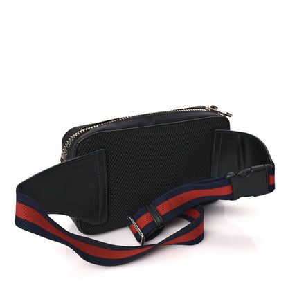 Gucci Soft GG Supreme Monogram Web Belt Bag Black Grey 2 of 8