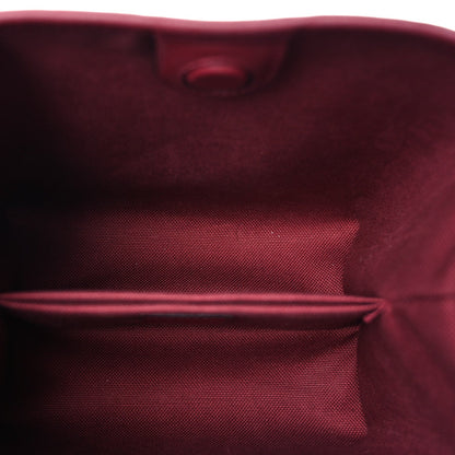 Gucci GG Calfskin Embossed Emblem Small Bucket Bag Rosso Ancora Red 4 of 8