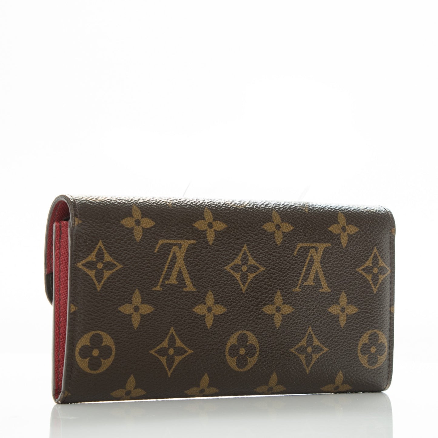Monogram Emilie Wallet Red