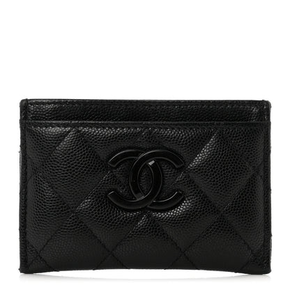 Chanel Caviar Quilted My Everything Card Holder Black 1 of 9