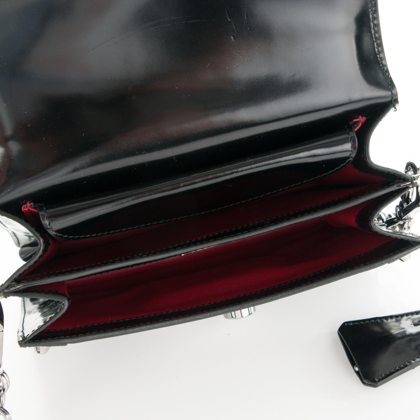 Spazzolato Studded Mini Crossbody Bag Nero Black