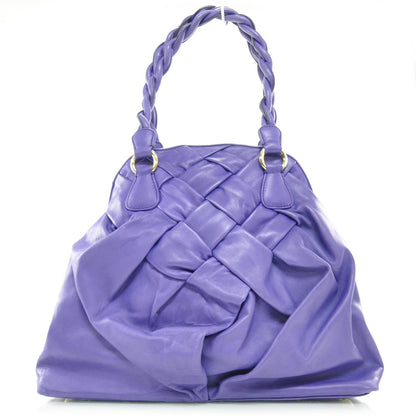 Valentino Garavani Lambskin Woven Couture Bag Purple 1 of 9
