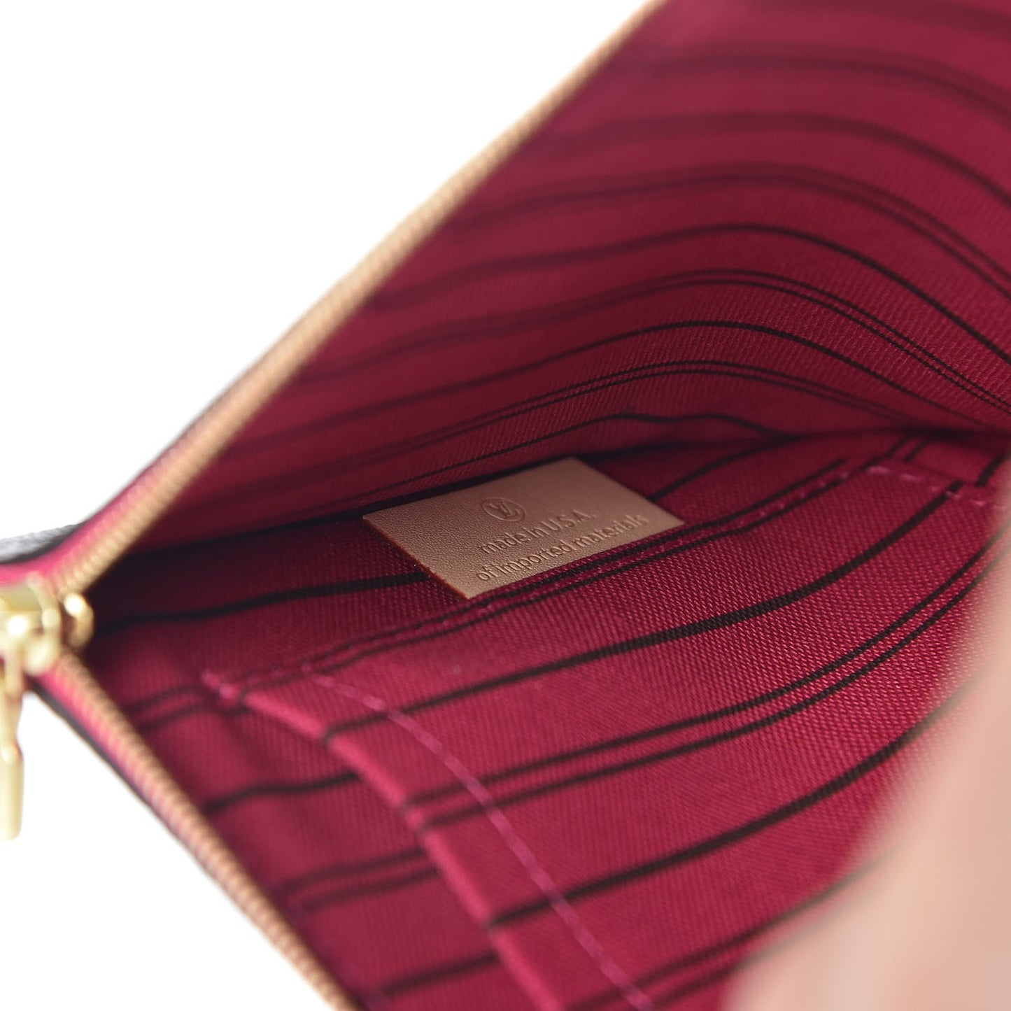 Monogram Neverfull MM GM Pochette Pivoine