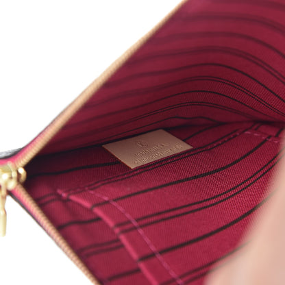 Louis Vuitton Monogram Neverfull MM GM Pochette Pivoine 7 of 8