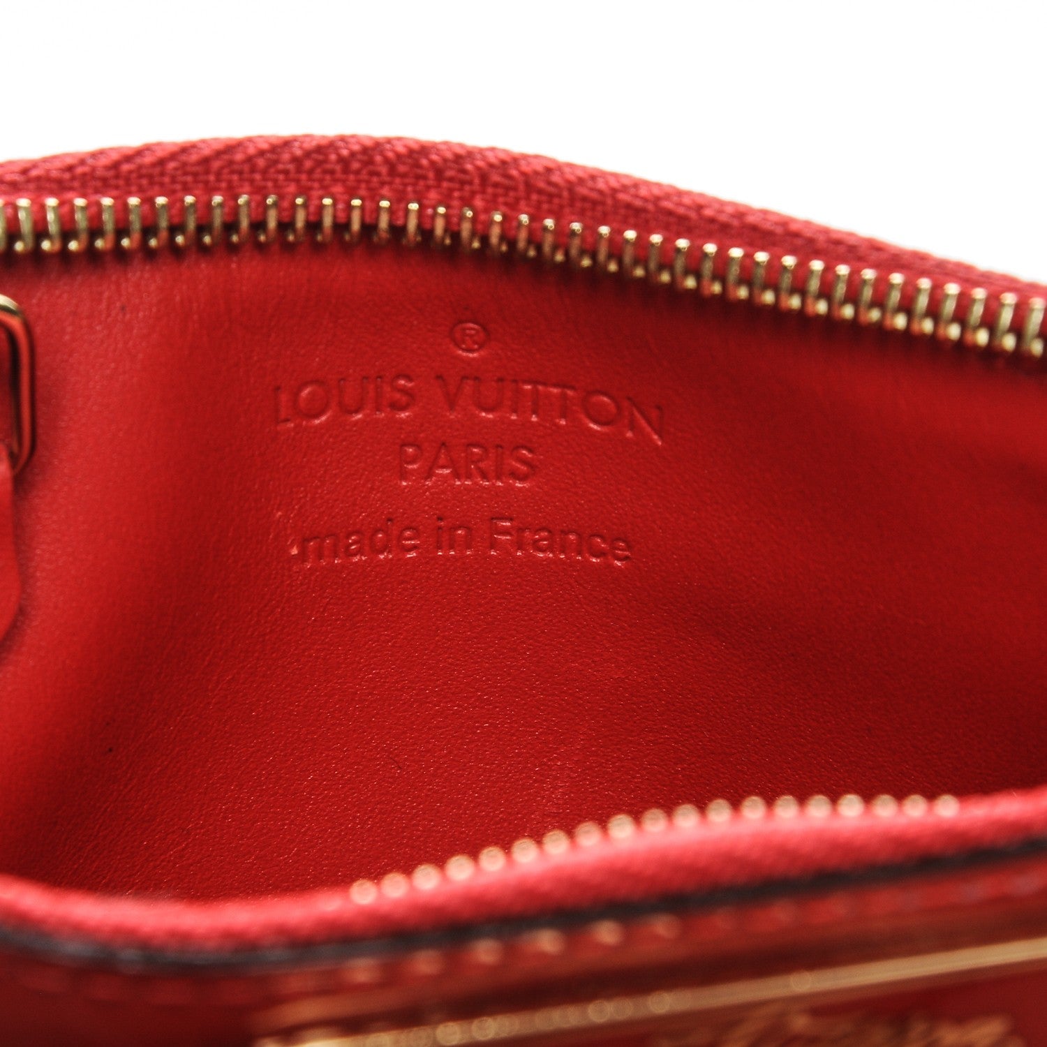 Louis Vuitton Vernis Key Pouch Cherry 6 of 7