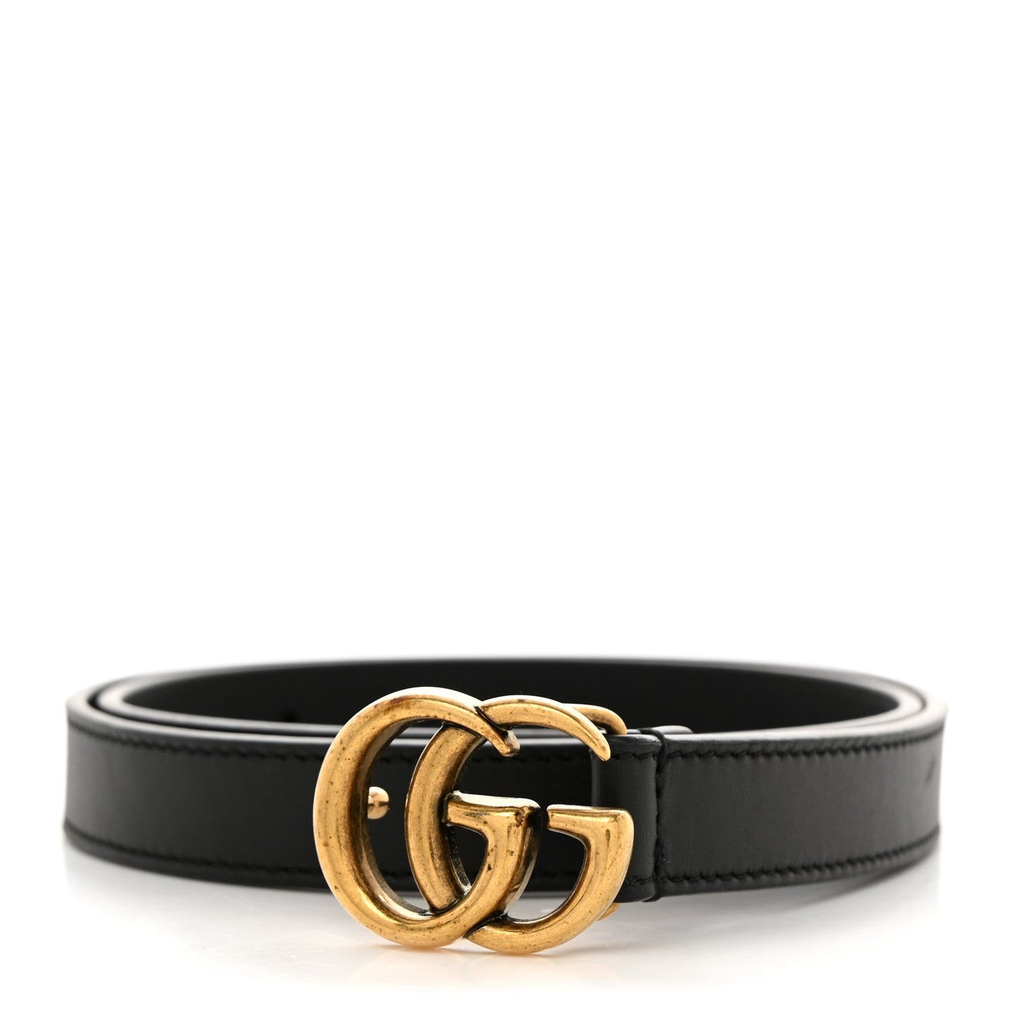 Calfskin Double G 20mm Belt 70 28 Black