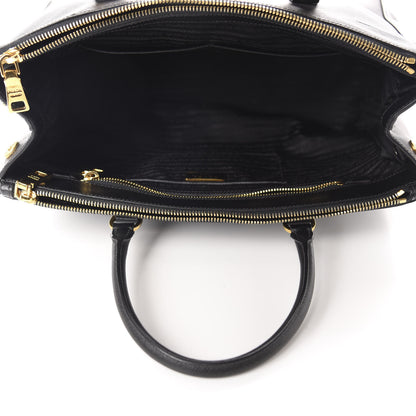 Prada Saffiano Medium Galleria Double Zip Tote Black 5 of 13