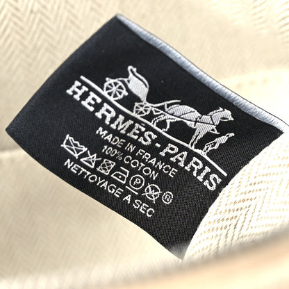 Hermes Canvas Large Bride-A-Brac Pouch Natural 6 of 7