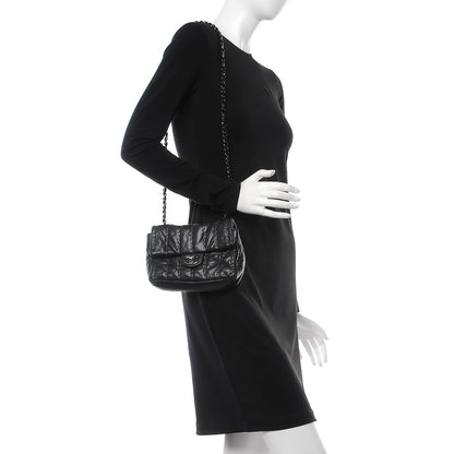 Chanel Lambskin Vertical Stitched Mini Flap Black 2 of 10