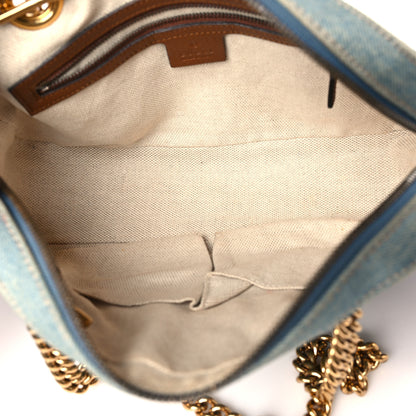Gucci Denim Small Soho Bowler Blue 5 of 9