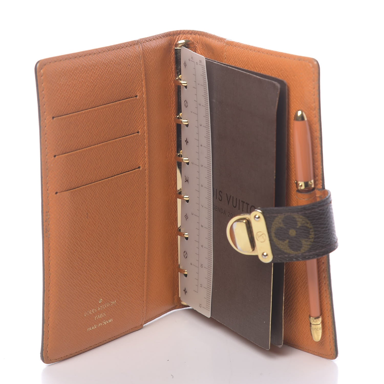 Louis Vuitton Monogram Koala Small Ring Agenda Orange 5 of 8