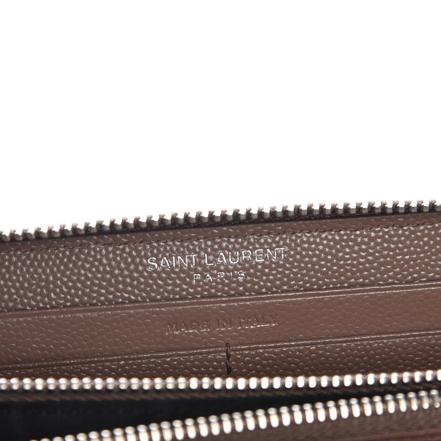 Grain De Poudre Matelasse Chevron Monogram Zip Around Wallet Pale Blush