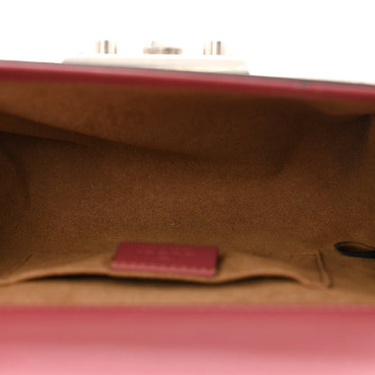 Gucci GG Supreme Monogram Blooms Small PadLock Shoulder Bag Beige Multicolor Dry Rose 5 of 7